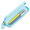 Parker Jotter Originals Geltona ir Mėlyna Tušinukų dovanų rinkinys su mėlynu dėklu