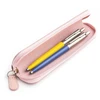Parker Jotter Originals Geltona ir Mėlyna Tušinukų dovanų rinkinys su rožiniu dėklu