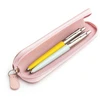 Parker Jotter Originals Geltona ir Pastel Mėlyna Tušinukų dovanų rinkinys su rožiniu dėklu