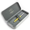 Parker Jotter Originals Geltona Tušinuko dovanų rinkinys metalinėje dėžutėje