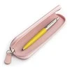 Parker Jotter Originals Geltona Tušinuko dovanų rinkinys su rožiniu dėklu