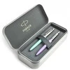 Parker Jotter Originals Mint ir Lilac Tušinukų dovanų rinkinys su metaliniu dėklu