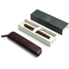 Parker Monochrome Burgundy Tušinuko rinkinys su užsegamu dėklu
