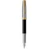 Plunksnakotis Parker Sonnet Premium Metal &amp; Juodas GT (F) 18 - 2119784