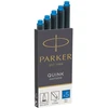 Rašalo kapsulės Parker Standard 5 vnt. plaunamos mėlynos - 1950383