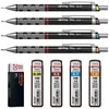 Rotring Pieštukų + grafito + trintuko rinkinys S0801310+1904697+S0312410+S0312650+S0312690+S0312700+S0195831