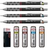Rotring Pieštukų + grafito + trintuko rinkinys S0801310+1904697+S0312410+S0312650+S0312690+S0312700+S0195831