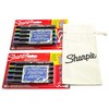 10 spalvų Sharpie akrilo markerių rinkinys su dažymo maišeliu