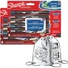 Sharpie akrilinių žymeklių rinkinys 10 vienetų Earth Colours su dažų maišeliu