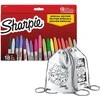 Sharpie Fine 18 spalvų rinkinys su dažų maišeliu