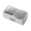 Lauko rozetė su dvigubu jungikliu, IP54, ,,Palmye", Panasonic
