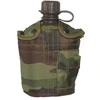 Mil-Tec Plastikinė gertuvė su aliuminio puodeliu ir dėklu, WOODLAND