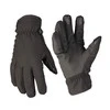 Mil-Tec Taktinės pirštinės SOFTSHELL THINSULATE™, JUODOS