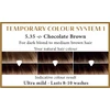 Henna Plus HAIRWONDER Colour Kreminis dažantis kremas, spalva šokolado ruda 5.35