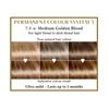 Henna Plus HAIRWONDER Ilgalaikiai plaukų dažai, spalva vidutinė blondinė aukso atspalvio 7.3