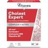 VITAVEA Cholest Expert cholesterolio kontrolei, 30 augalinės kilmės kapsulių