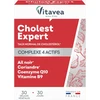VITAVEA Cholest Expert cholesterolio kontrolei, 30 augalinės kilmės kapsulių