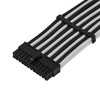 SilverStone ATX 24-Pin-Cable, 300mm - juodos spalvos/baltos spalvos