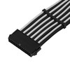 SilverStone ATX 24-Pin-Cable, 300mm - juodos spalvos/baltos spalvos