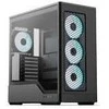 Aerocool D520A PC Case, Mid Tower, ATX, Tempered Glass, RGB – Juodas
