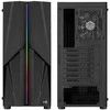Kompiuterio Korpusas - Aerocool Mecha Midi Tower ATX, Micro ATX, Mini-ITX, Juodas