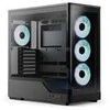 „Aerocool P500A“ kompiuterio korpusas, vidutinio dydžio bokštas, ATX, grūdintas stiklas, RGB - Juodas