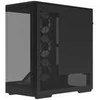 „Aerocool P500A“ kompiuterio korpusas, vidutinio dydžio bokštas, ATX, grūdintas stiklas, RGB - Juodas