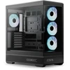 „Aerocool P500B“ kompiuterio korpusas, „Midi Tower“, ATX, grūdintas stiklas, RGB ir juodas