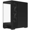 Aerocool P500B PC Case, Midi Tower, ATX, Tempered Glass, RGB – Juodas