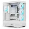Aerocool P500B PC Case, Mid Tower, ATX, Tempered Glass, RGB - Baltas