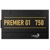 „AeroCool Premier G1 80 PLUS Gold“ maitinimo šaltinis, PCIe 5.1, ATX 3.1 × 750, juodas