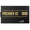 AeroCool Premier G1 80 PLUS Gold maitinimo blokas, PCIe 5.1, ATX 3.1 – 1000 W, juodas