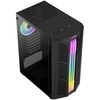 AEROCOOL PGS PRIME-G-BK-v2 ARGB Juodas Mid Tower PC dėklas