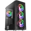 Aerocool Prism ARGB Midi-Tower, Tempered Glass - juodos spalvos