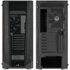 Aerocool Prism Midi-Tower, Tempered Glass - juodos spalvos