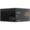 AeroCool Smart G1 80 PLUS auksinis power supply, PCIe 5.1, ATX 3.1 - 650 Watt, juodas
