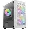 „Aerocool Trinity Mini-Tower V2“, grūdintas stiklas - baltos spalvos