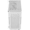 „Aerocool Trinity Mini-Tower V2“, grūdintas stiklas - baltos spalvos