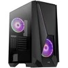 AEROCOOL PGS VISOR-G-BK-v1 ARGB Juodas Mid Tower PC dėklas