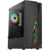 Aerocool Wave v3 Midi-Tower - juodos spalvos Window