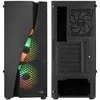 Aerocool Wave v3 Midi-Tower - juodos spalvos Window