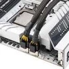 Akasa 8-Pin to 2x 4+4-Pin Adapteris Cable, EPS/ATX Compatible – Juodas, 20cm