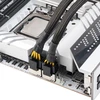„Akasa“ 8 kontaktų į 2 x 4+4 kontaktų adapterio kabelis, EPS/ATX suderinamas – juodas, 20 cm