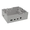 Akasa Aliuminio obudowa do Raspberry Pi 4B su Thermal–Kit – sidabrinė