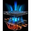 Akasa ALUCIA H6LS M2 CPU-Kühler - 120 mm, juodas / blau