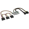 AKASA adapteris AK-PE200-01, 200W DC-DC ATX, 4 kontaktų DIN
