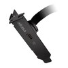 Akasa Low Profile PCI Bracket Adapteris, USB 3.1 Type C - juodas