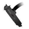 Akasa žemo profilio PCI laikiklio adapteris, USB 3.1 Type C - juodas