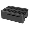 AKASA dėklas Pi-5 Pro, skirtas Raspberry Pi 5, aliuminis, juodas