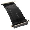 Akasa Riser Juodas X2, Premium PCIe 3.0 x 16 Riser Cable, 20cm – juodos spalvos